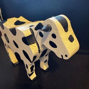 Handcrafted Cow Decor